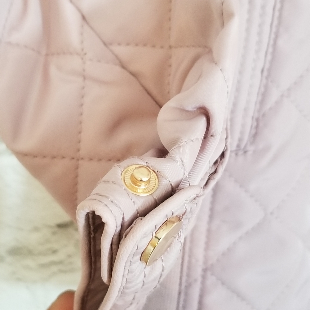 NWT CI Sono Quilted Hoodie Blush Gold Kid Coat - Picture 5 of 8